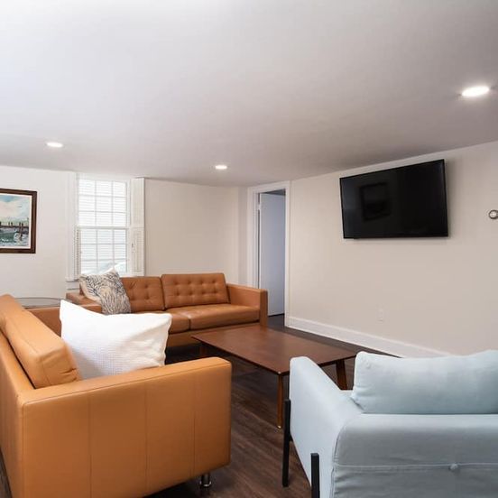 Living room view of Newly renovated 3 bedroom/3 bathroom unit