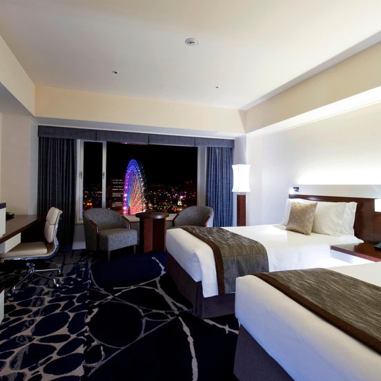Bedroom view of Intercontinental Yokohama Grand