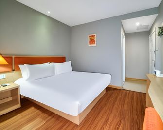 Homeinn Hotel (Hangzhou Sijiqing Clothing Market Qingchun East Road) - Hangzhou - Schlafzimmer