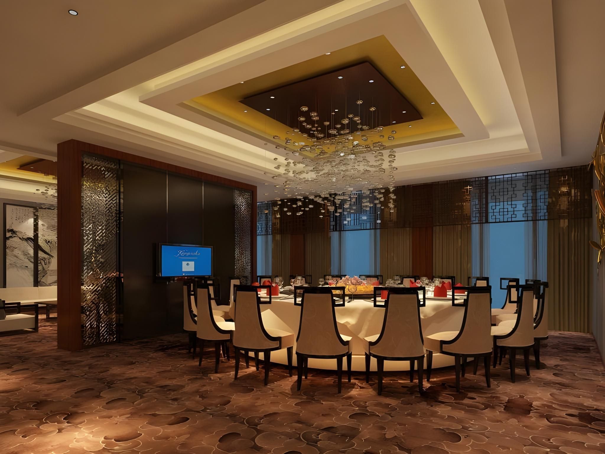 Tongbao Gloria Grand Hotel - يونتشنغ - مطعم