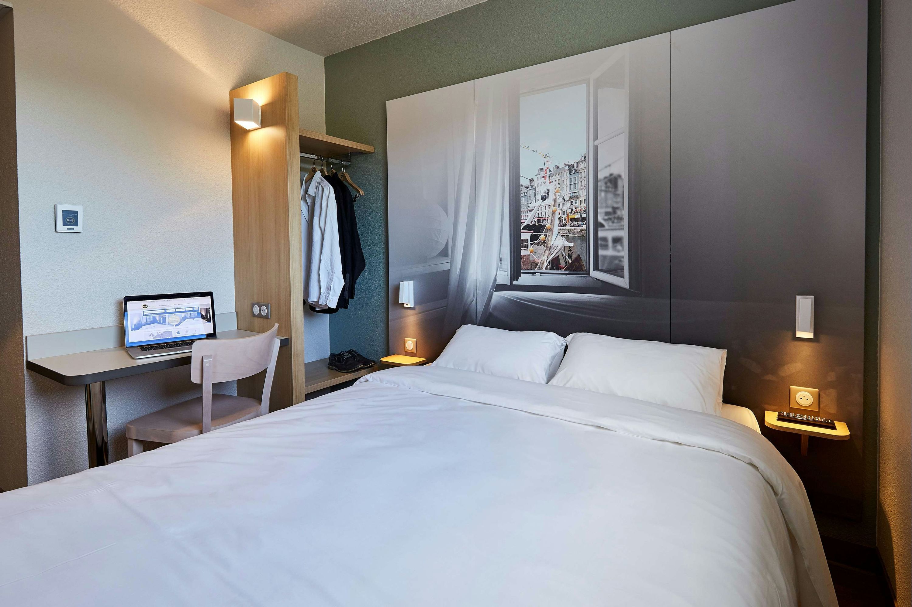 B&B HOTEL Honfleur - הונפלואור - חדר שינה