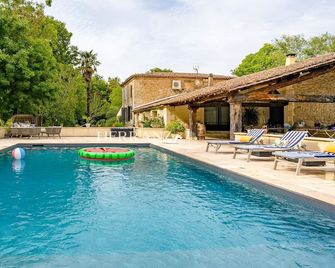 Charming 3-bedroom villa with heated pool and AC in Fronsac accross a river - Fronsac - Pool