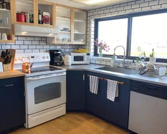 Modern Farmhouse on 240-acre Ranch - McAllister - Kitchen