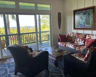 North shore Maui ocean view B and B room 3 - Haiku-Pauwela - Wohnzimmer