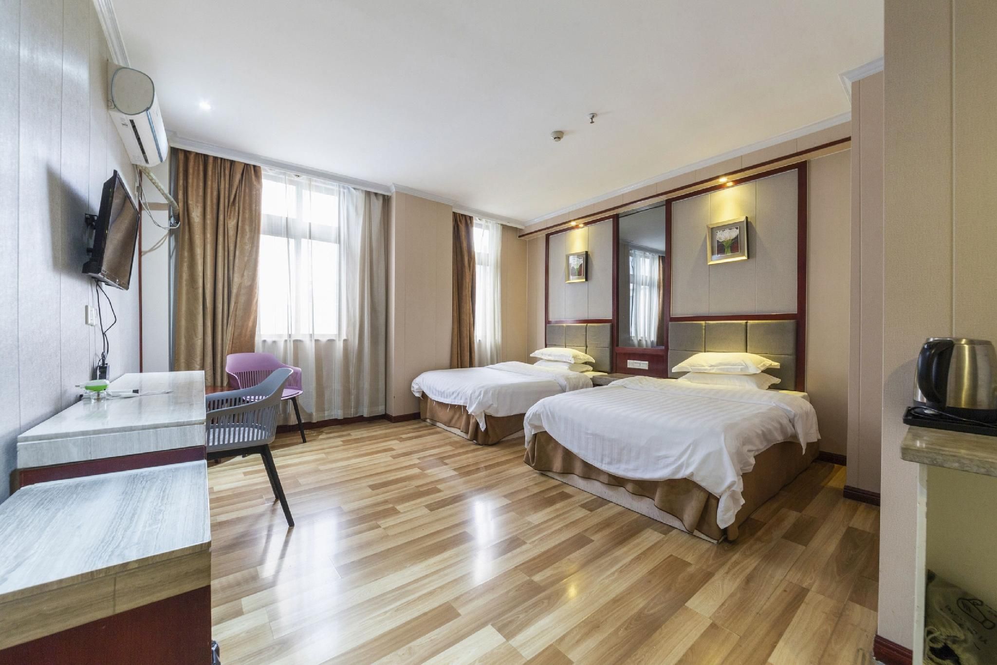 Guangzhou Yide Hotel - غوانغزهو - غرفة نوم