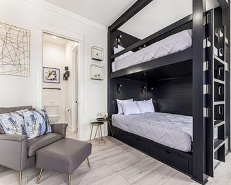 Beachfront Retreat - 4BR with Ocean Views and Parking - Crystal Beach - Bedroom