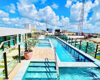 'Vivendo no Paraíso' - Flat C/Suíte no Centro - Porto de Galinhas - Pool