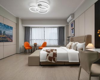 Platinum Audio-Visual Light Residence (Shenzhen Nanshan Polytechnic Xili Metro Station Store) - Shenzhen - Slaapkamer