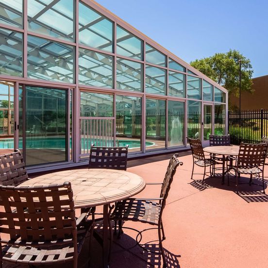 Patio view of Best Western PLUS Peoria