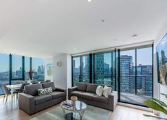 Melbourne Private Apartments - Collins Wharf Waterfront, Docklands - Melbourne - Sala de estar