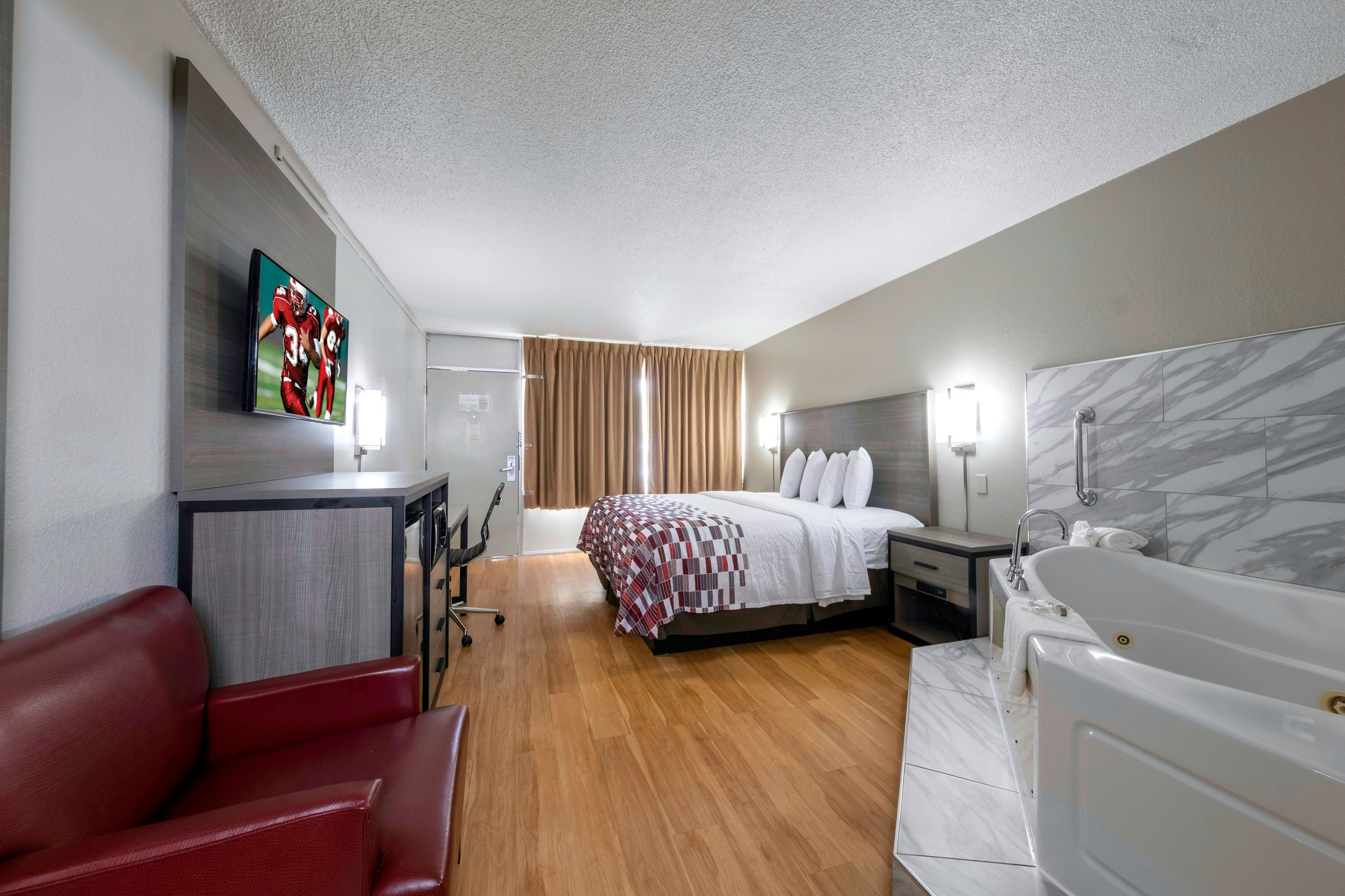 Red Roof Inn Charlottesville - Charlottesville - Schlafzimmer