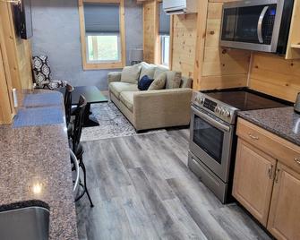 Adorable garden level condo with courtyard and firepit - Rutherfordton - Kitchen