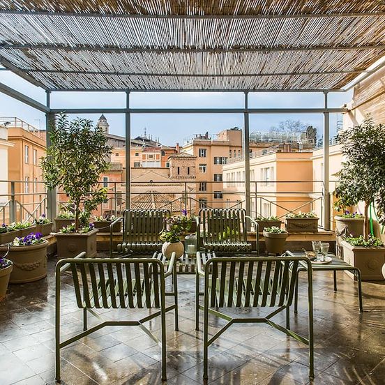 Lounge view of Condominio Monti Boutique Hotel