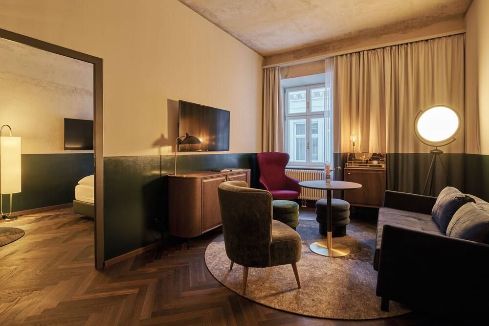 A-Rosa Straubinger Grand Hotel Bad Gastein - Adults Only - Bad Gastein - Obývací pokoj