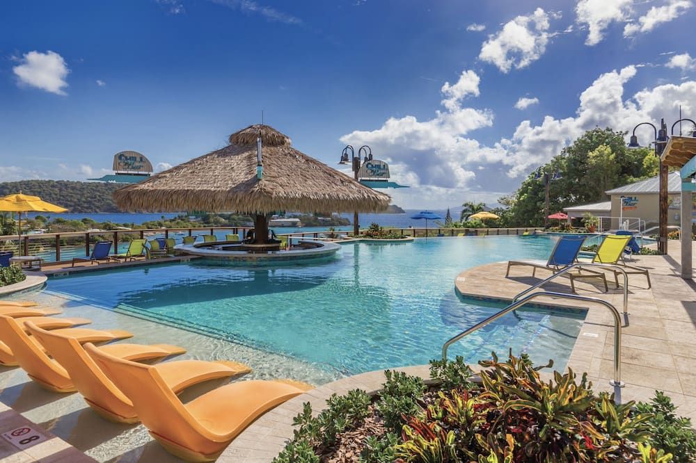 Resort Managed Studio @ Beachfront Margaritaville Resort. Swim Up Bar + Pools! - Saint Thomas Island - Pool