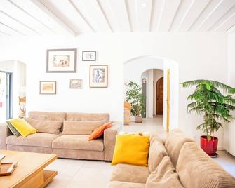 House in the middle of vineyards with fully enclosed grounds and secure swimming pool - Uchaux - Living room