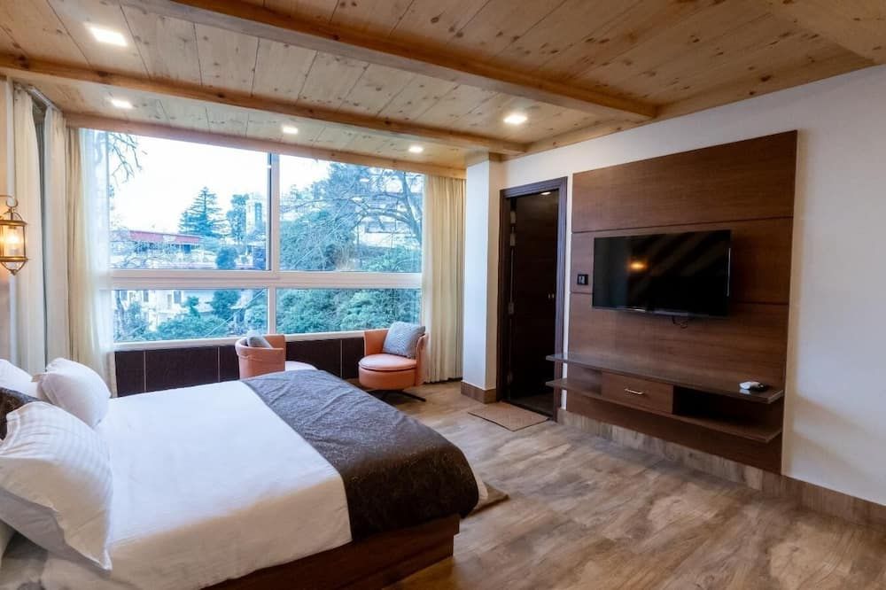 Wisteria Chalet - מוסורי - חדר שינה