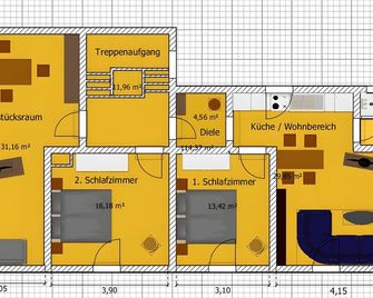 Haus Oettinger - Hayingen - Plano
