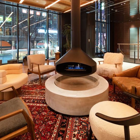 Lounge view of The Knot Sapporo