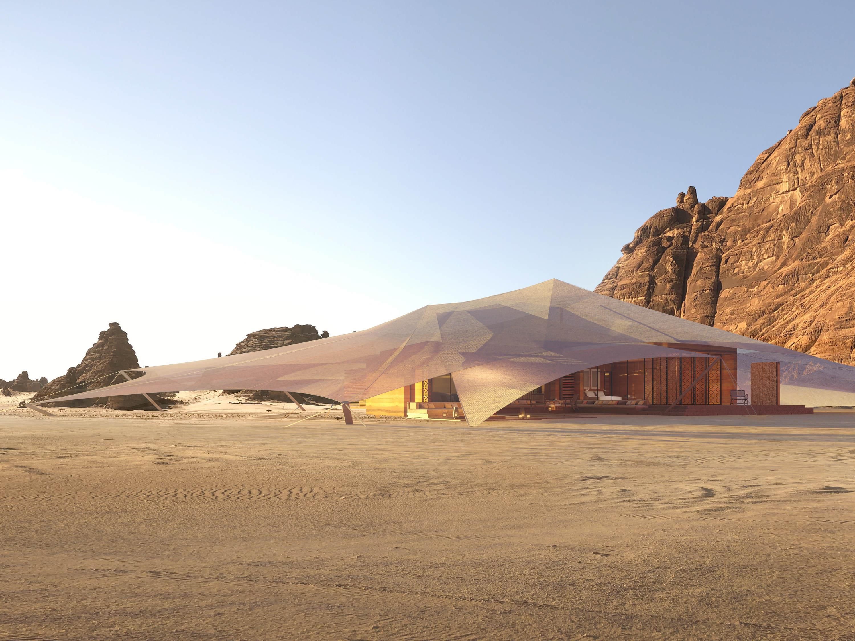 بانيان تري العلا - Madā’in Şāliḩ - غرفة نوم