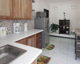 Safe and Comfy Homestay 10 minutes from Kingston Airport! Travelers Welcomed! - Saint Andrew - Kitchen
