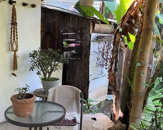 Superb cabin Private with WiFiStarlink in San Marcos La Laguna - San Marcos La Laguna - Patio