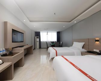 Shell Hotel Changzhou Zou District Town Lingjiatang Shichang Yangguang Shipincheng - Changzhou - Bedroom