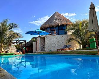 Cabanas Jaalkab - Chelem - Piscine