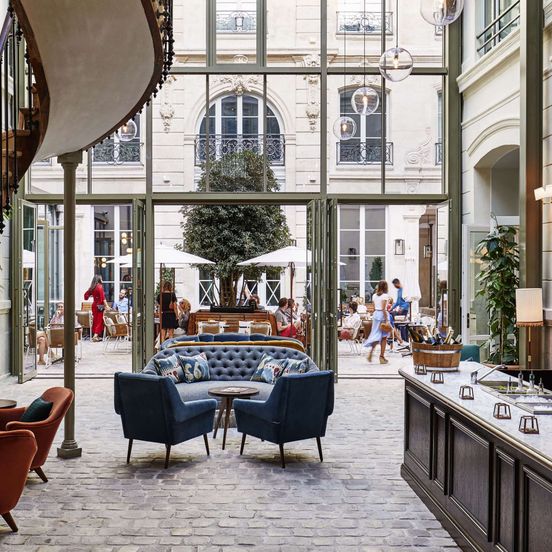 Lobby view of The Hoxton, Paris