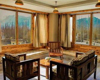 The Driftwood Ladakh - Leh - Wohnzimmer