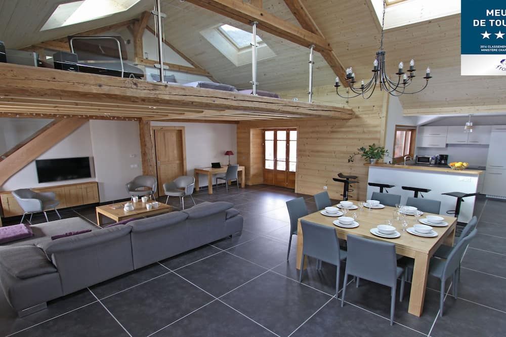 Between Lake And Mountains: La Belle Etoile - Rental Near Lake Annecy - Фаверж - Їдальня