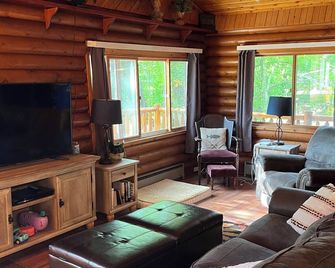 Wisconsin River Getaway. Large yard and shoreline. Pet friendly. - Merrill - Living room