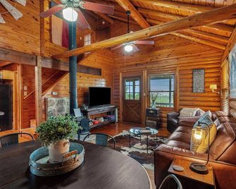Cozy Cabin - Hot tub, Views, Wimberley Area - San Marcos - Living room