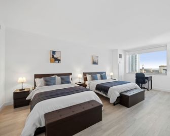 Sleep 6 Stylish 1br 2ba Beachfront Cozysuites - Atlantic City - Bedroom