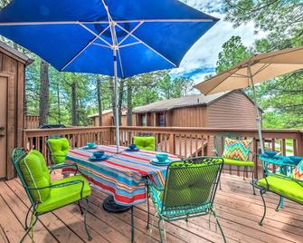 Rustic Ruidoso Retreat Near Shops & Mountains! - Ruidoso - Balkon