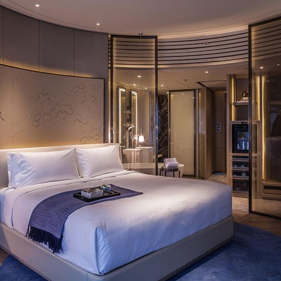 Bedroom view of Intercontinental Beijing Sanlitun