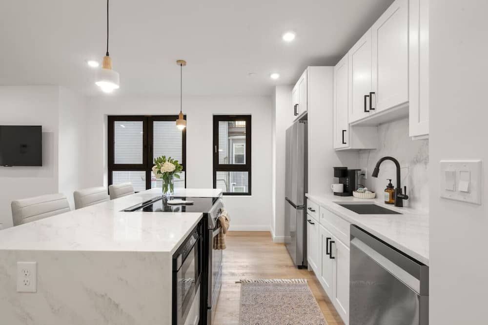 Boston Skyline Stay 1BR with City Views - בוסטון - מטבח
