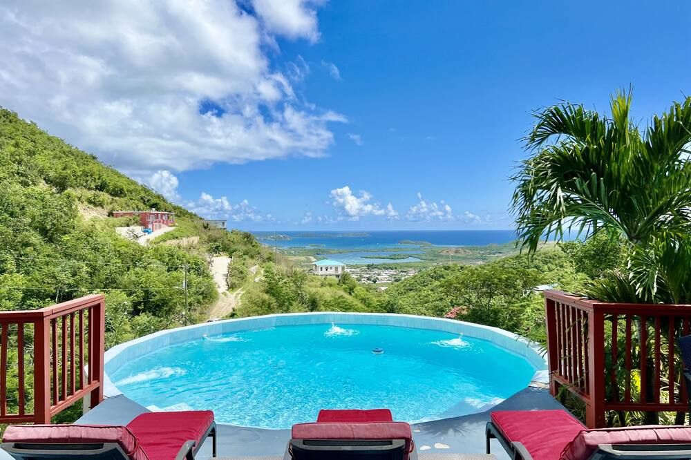 Breathtaking Panoramic Views Of The Caribbean Sea From This Luxury Villa - سانت ثوماس (فيرجين أيلاندس, ا.س) - حوض السباحة