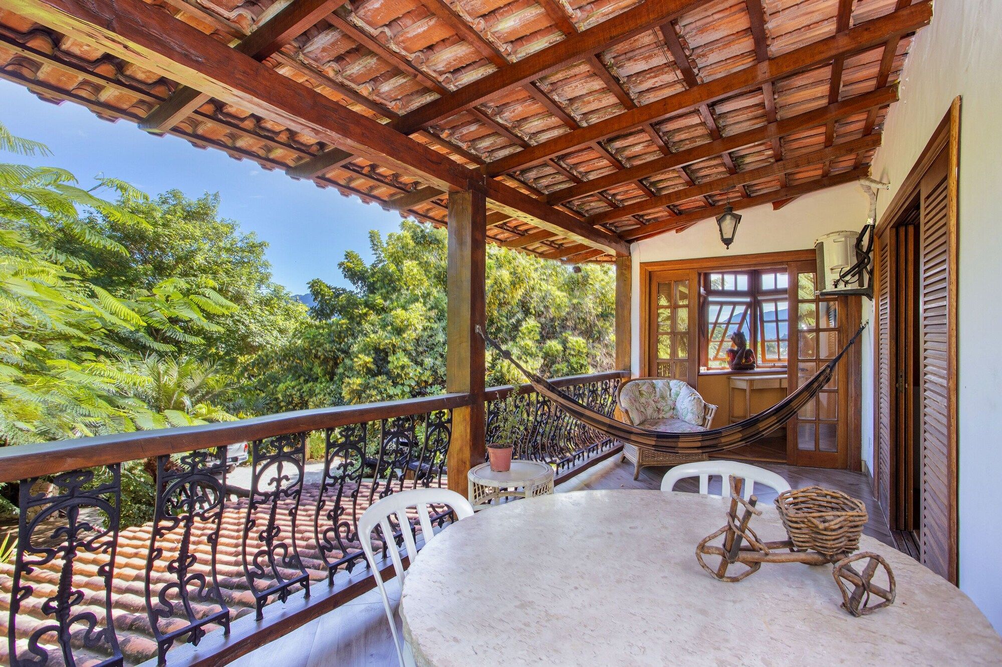 Hotel Alemão Beach de Ilhabela - איליאבלה - מרפסת