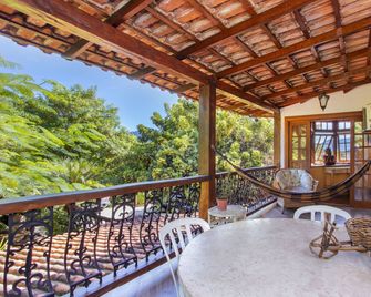 Hotel Alemão Beach de Ilhabela - איליאבלה - מרפסת