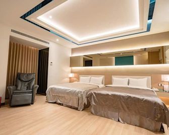 Eusta Motel - Taichung City - Κρεβατοκάμαρα
