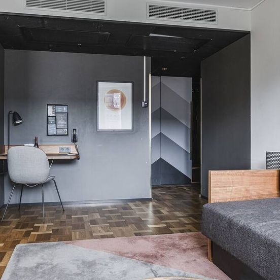 Living room view of Clarion Hotel Amaranten