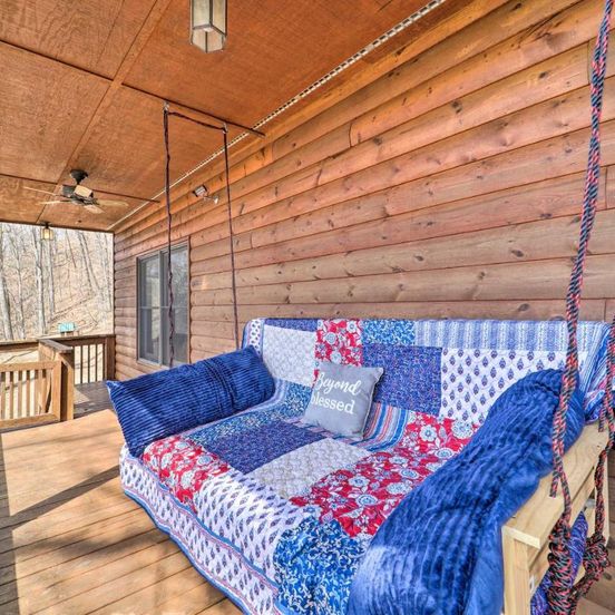 Other view of Picturesque NC Cabin with Fire Pit and Mtn Views!