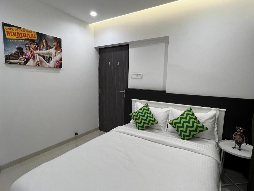 2br Mumbai Theme Service Apartment For Staycation By Flora Stays - מומבאי - חדר שינה