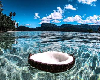 Private Beach, Waterfront Villa Ruma Maria - A/C - 8 Pers. - Uturoa - Pool