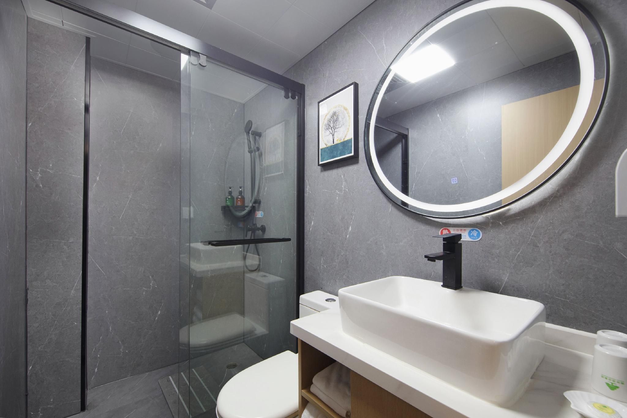 Greentree Inn Shanghai Caoan Road Textile Express Hotel - שנחאי - חדר שינה