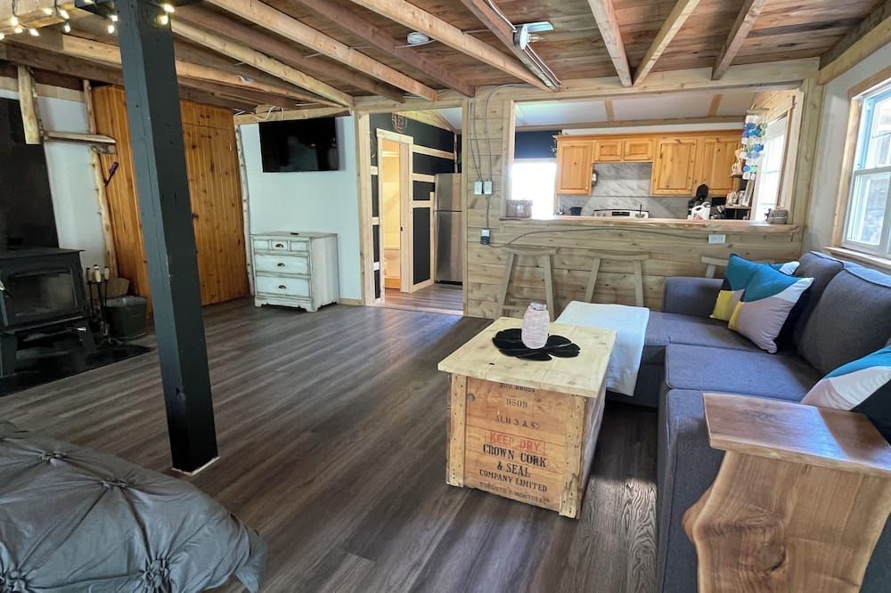 Cozy Cabin surrounded by nature-minutes away from Annapolis Royal! - Annapolis Royal - Obývací pokoj