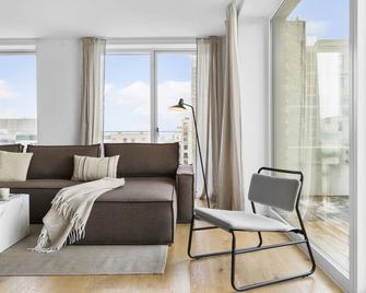 Presidential suite with incredible balcony - Århus - Sala de estar
