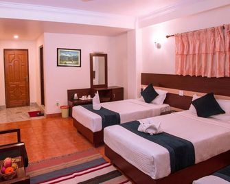 Hotel Spring - Pokhara - Slaapkamer