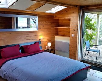 Studio 32m2 - dans propriété avec vue imprenable sur le Lac du Salagou - Mourèze - Schlafzimmer